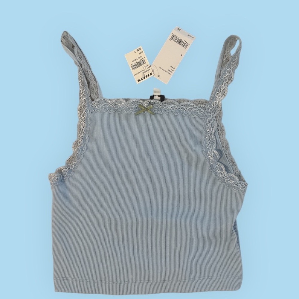 Blue BDG Crop Tank Top